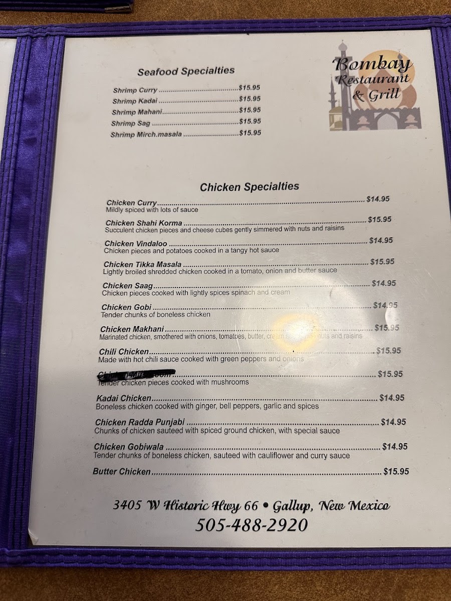 Bombay Restaurant and Buffet Menu - Image 6